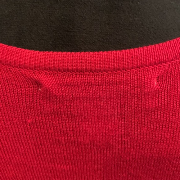 SUPER SEXY Gorgeous red long sleeve sweater from CHRISTOPHER & BANKS. - Picture 7 of 10